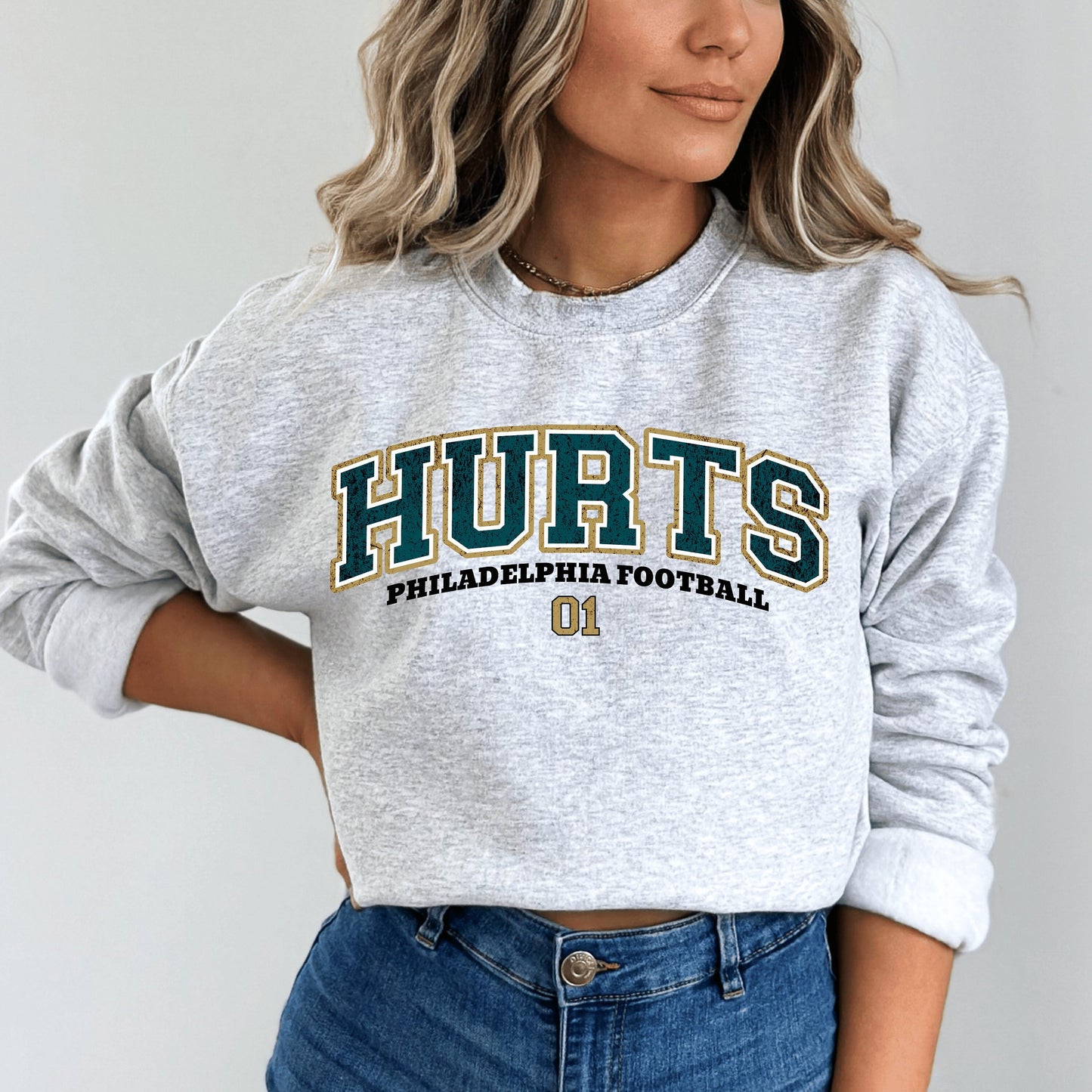 Jalen Hurts Vintage Philadelphia Eagles Sweatshirt Football Shirt