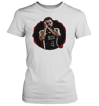 Night Night From Paris Stephen Curry USA Basketball T-Shirt