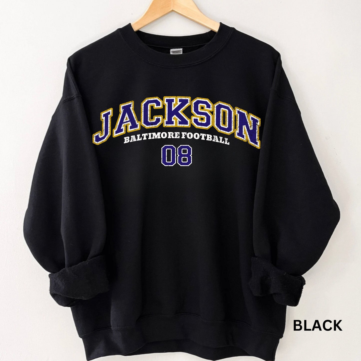 Lamar Jackson Sweatshirt - Baltimore Raven Football Crewneck Shirt