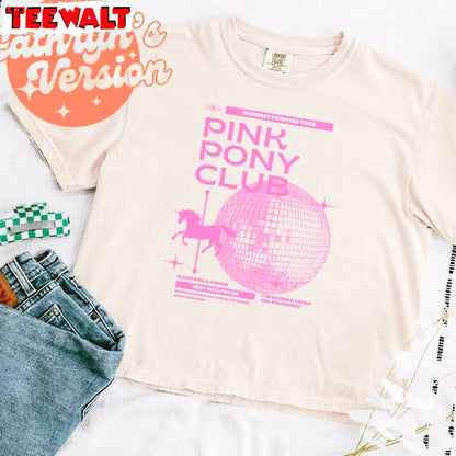 Funny Midwest Princess Tour Unisex T Shirt , Trendy Pink Pony Club Shirt Sweater