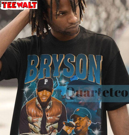 Groovy Bryson Tiller Musician Sweatshirt , Comfort Bryson Tiller Shirt Long Sleeve