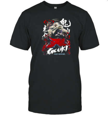 Capcom Sf6 Gouki Oversized Print Street Fighter T-Shirt