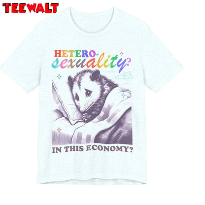 Heterosexuality In This Economy Inspired Shirt, Funny Lgbt Pansexual Sweater