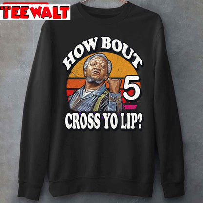 How Bout 5 Cross Yo Lip Fred Vintage Unisex T-Shirt