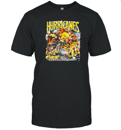 Hurricanes Rugby Union Team Vintage Graphic T-Shirt