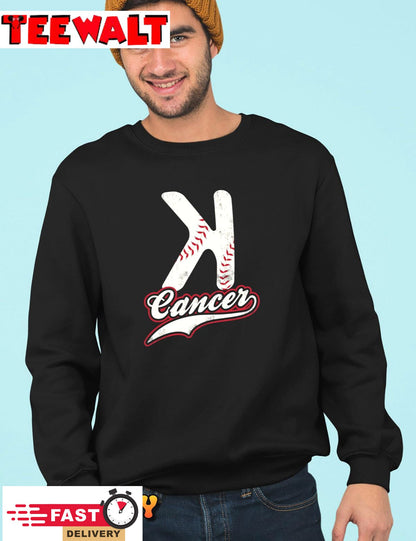 Strike Out Cancer K For Awareness Unisex T-Shirt