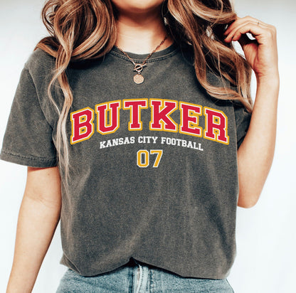 Harrison Butker Kansas City Chiefs Football Shirt - Comfort Colors