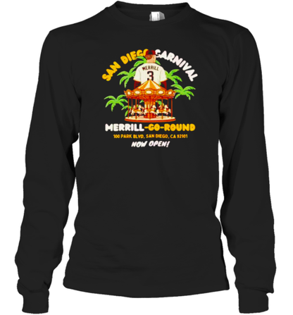 San Diego Carnival Merrill Go Round 100 Park Blvd San Diego T-Shirt