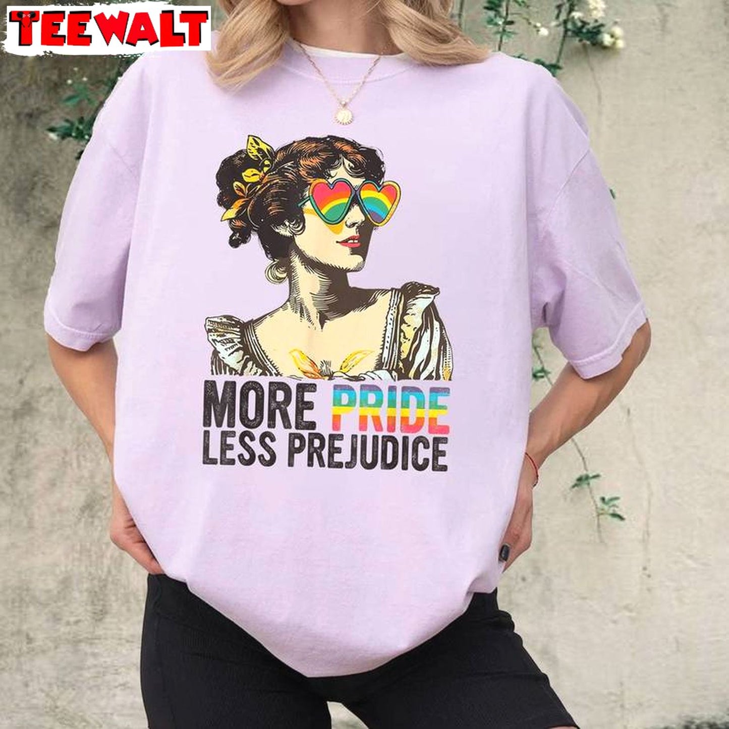 More Pride Less Prejudice New Rare Shirt , Must Have Pride Month T Shirt Unisex Hoodie