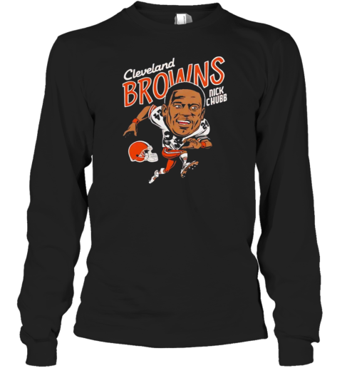 Cleveland Browns Football Nick Chubb Caricature T-Shirt