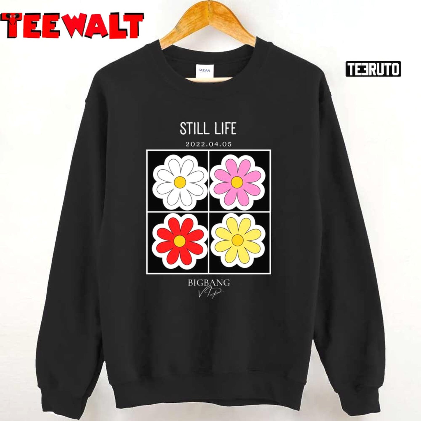 Bigbang Still Life Daisy Flowers KPOP Band Unisex T-Shirt