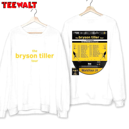 Groovy Bryson Tiller 2024 Tour Sweatshirt , New Rare Bryson Tiller Shirt Long Sleeve