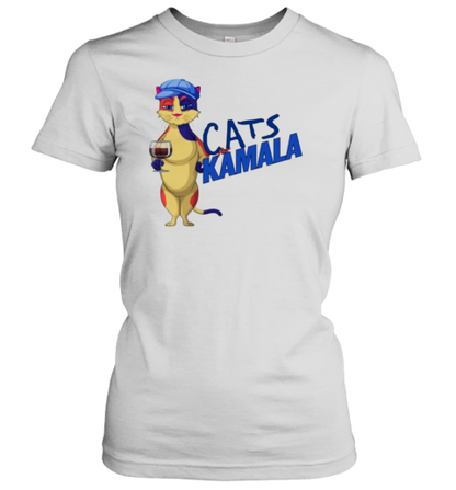 Cats For Kamala Cat Drink T-Shirt