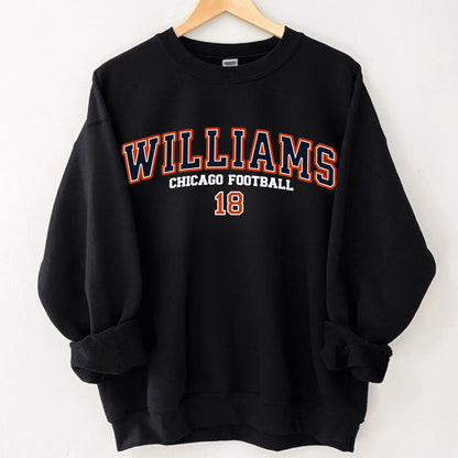 Caleb Williams Bear Football Crewneck Chicago Football Sweatshirt Gift