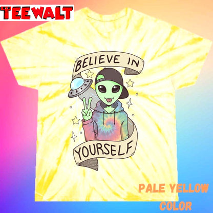 I Want To Believe Unisex Tie Dye Tee