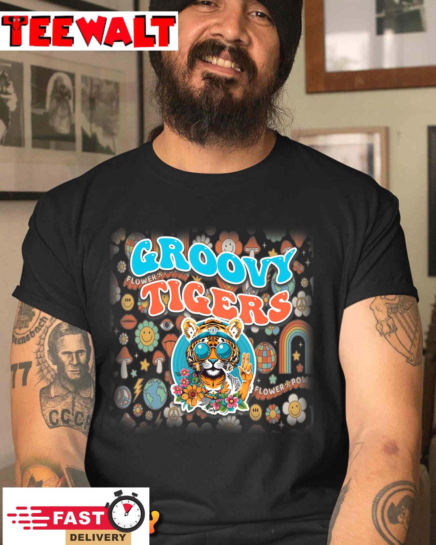 Groovy Tiger T-Shirt