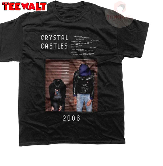 Comfort Music Band Unisex T Shirt , New Rare Crystal Castles