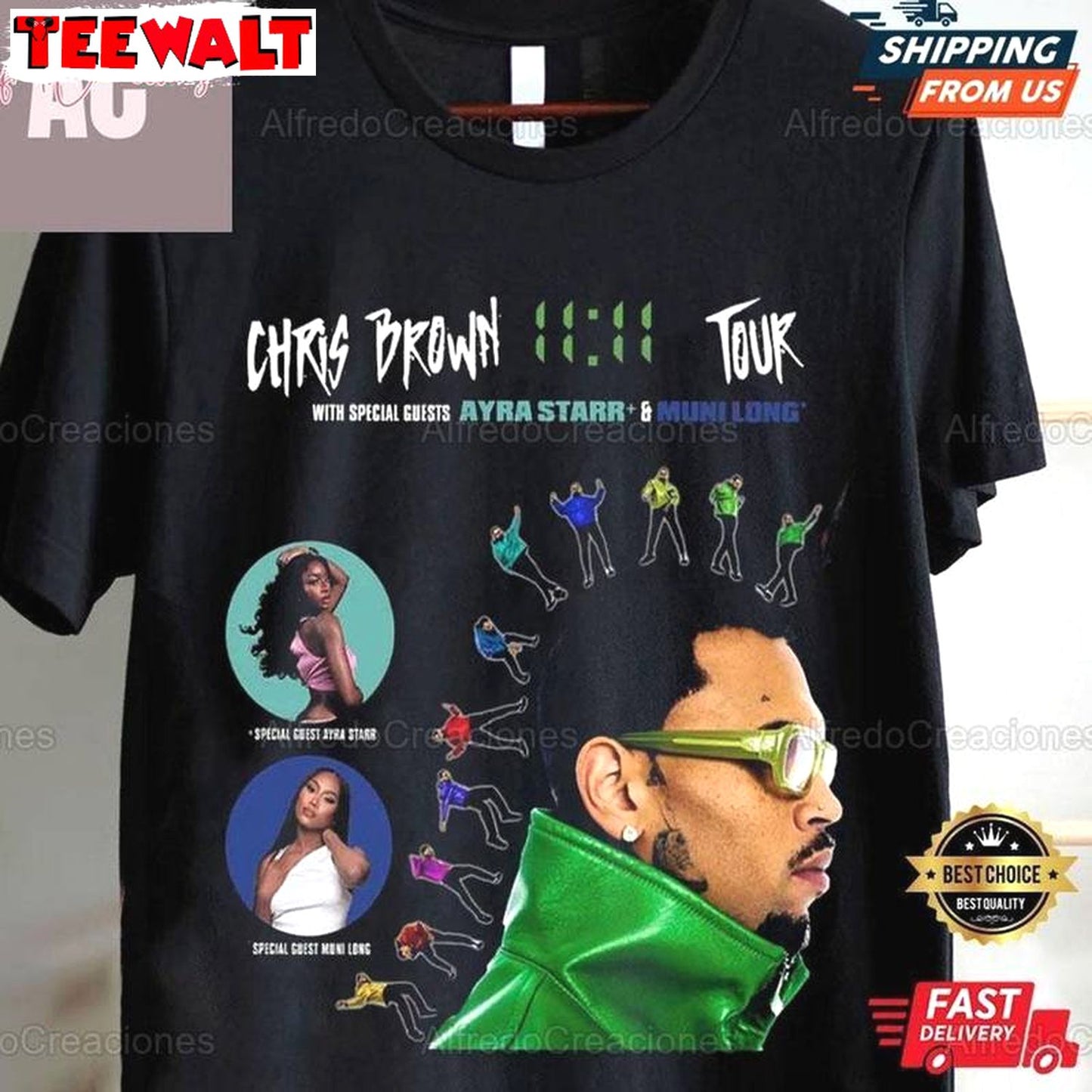 Chris Brown 11 11 Tour 2024 Sweatshirt , Limited Chris Brown Breezy Shirt Long Sleeve