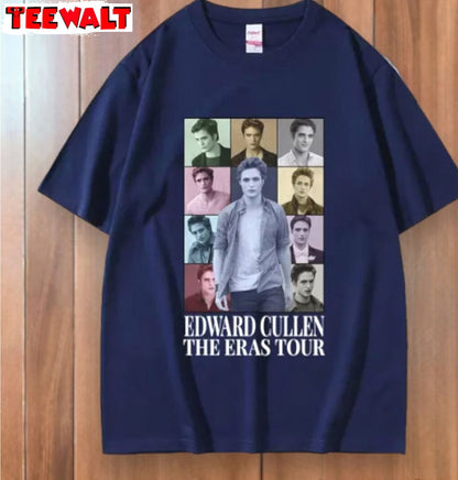 Cool Design Edward Cullen Shirt, Twilight Saga The Eras Tour T Shirt Long Sleeve