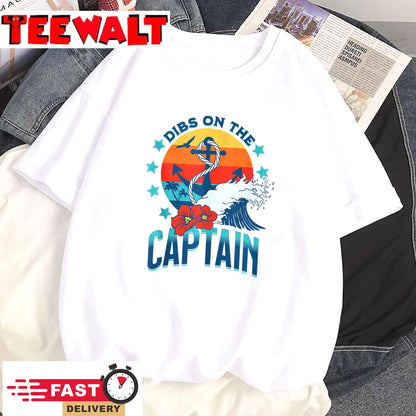 Funny Pontoon Boat Captain - Dibs on The Captain Tank Top