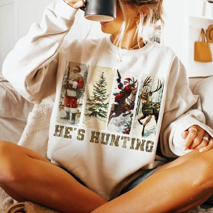 Christmas Hunting Coquette Reindeer Shirt