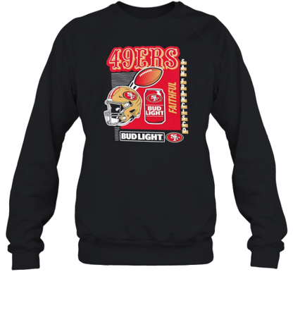 San Francisco 49Ers Bud Light Faithful T-Shirt