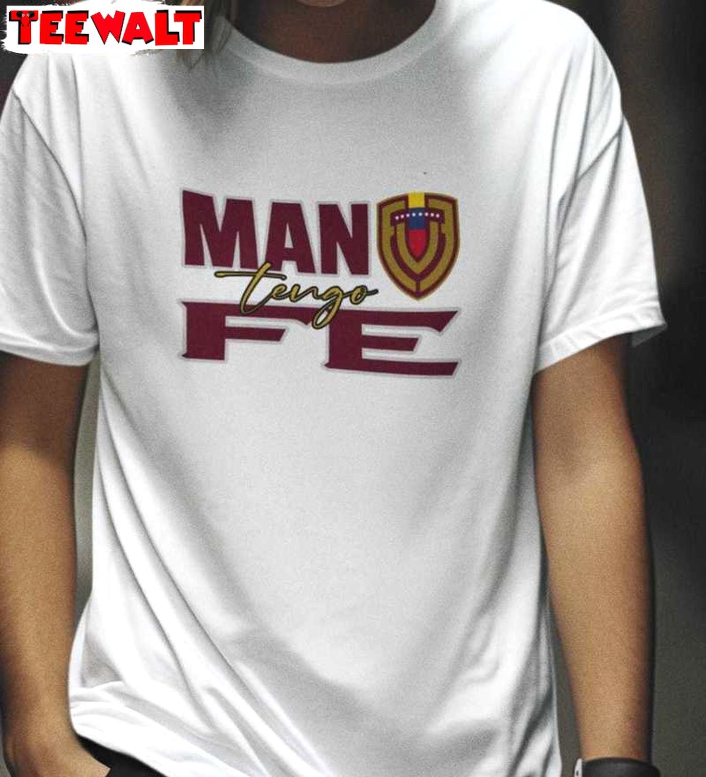 La Vinotinto Inspirational Short Sleeve , Groovy Mano Tengo Fe