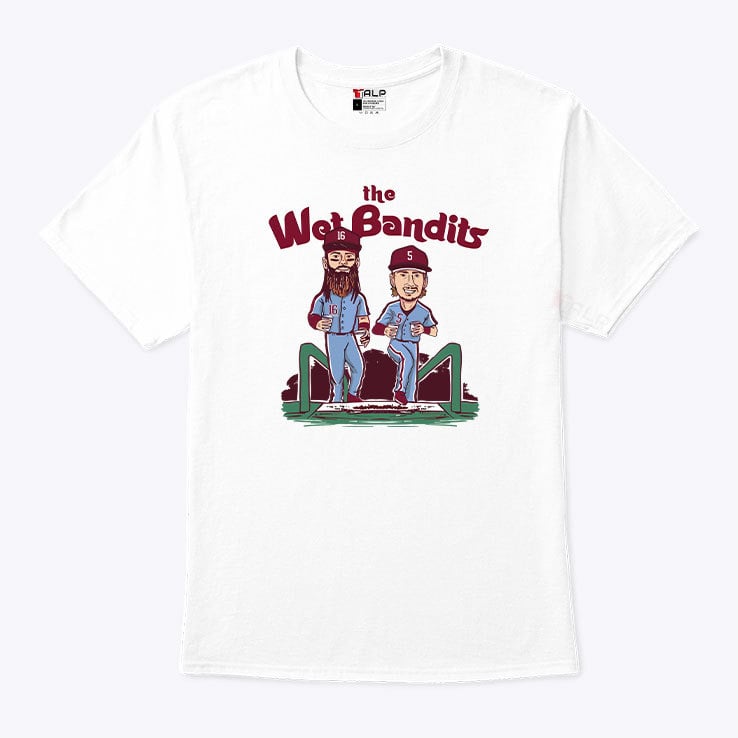 Phillies Brandon Marsh Bryson Stott The Wet Bandits T Shirt