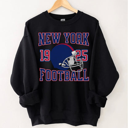 Giant Sweatshirt New York Football Crewneck Vintage Fan T-Shirt Gift