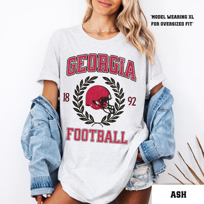 Georgia Football Shirt - College Game Day Shirt, Comfort Colors Bow Tee