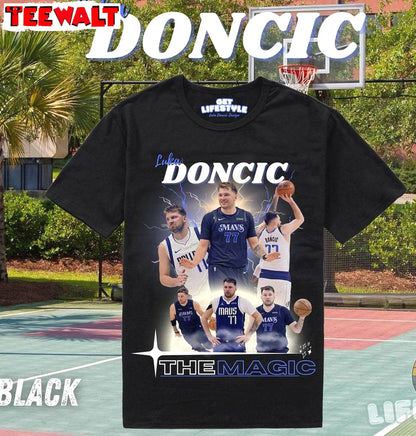 Comfort Luka Doncic Shirt, Must Have Crewneck Long Sleeve For Basketball Lover