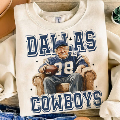 Dallas Cowboys Football Trump Christmas T-Shirt For Fans