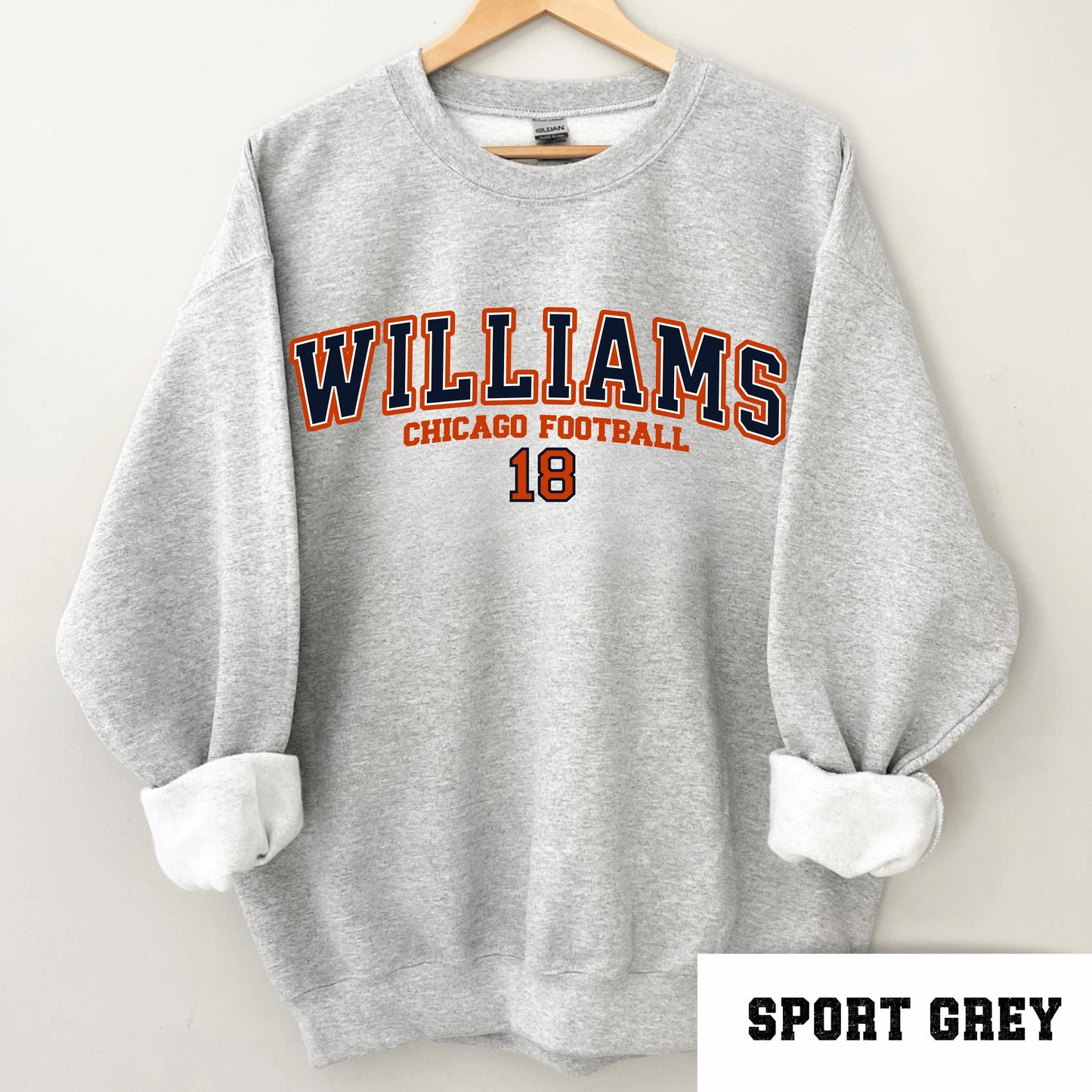 Caleb Williams Bear Football Crewneck Chicago Football Sweatshirt Gift