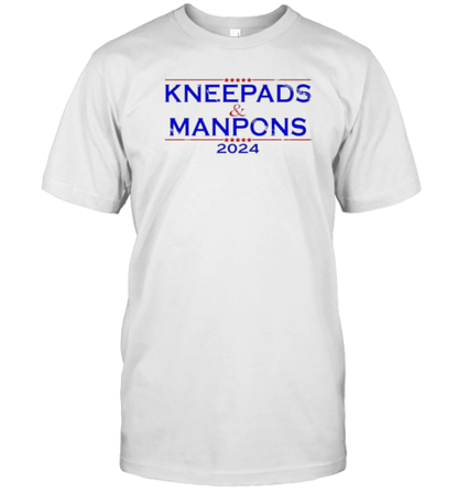 Original Kneepads And Manpons 2024 Kamala Harris T-Shirt