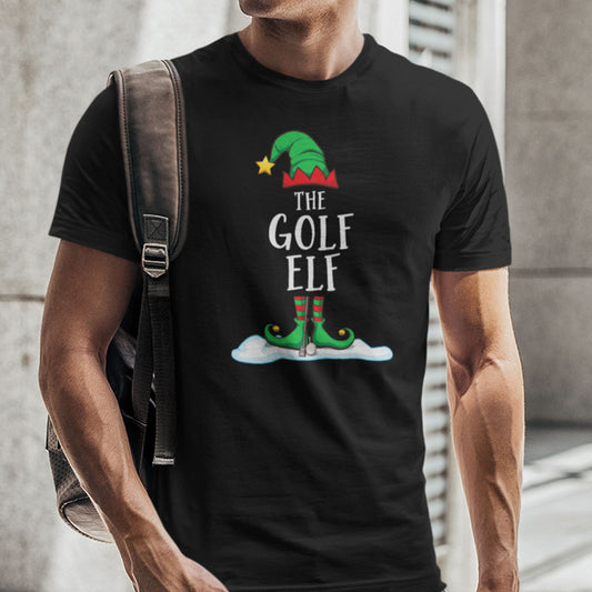 The Golf Elf Shirt Xmas Gift Family Group Elf Christmas