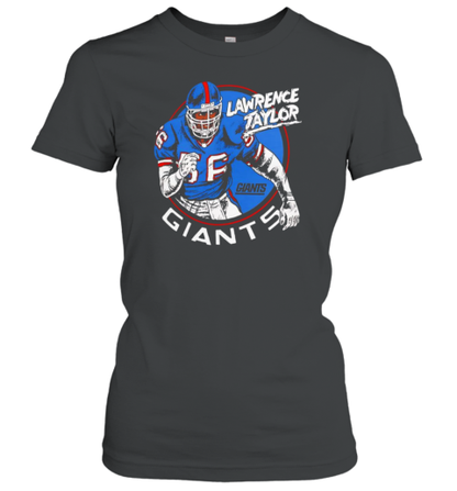 Lawrence Taylor New York Giants Caricature Retired Player T-Shirt