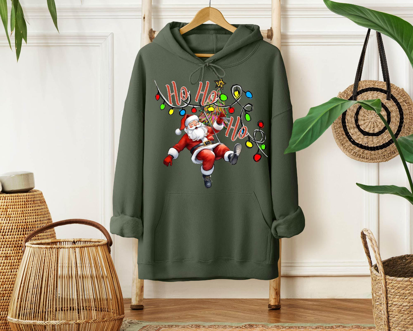 Santa Claus Elf Christmas Shelf Shirt Funny Tee