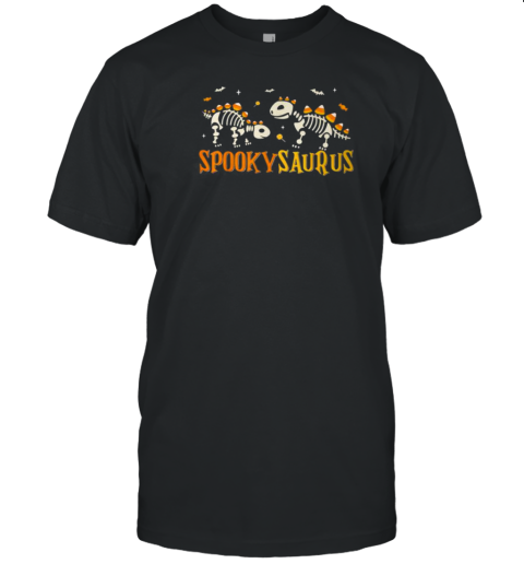 Dinosaur Spookysaurus Candy Corn Halloween Toddler Kid T-Shirt