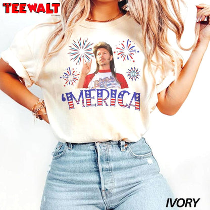 Comfort Colors Joe Dirt 4th Of July Shirt, Independence Day Short Sleeve Crewneck