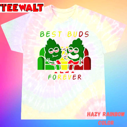 Best Buds Graphic Unisex Tie Dye T-Shirt