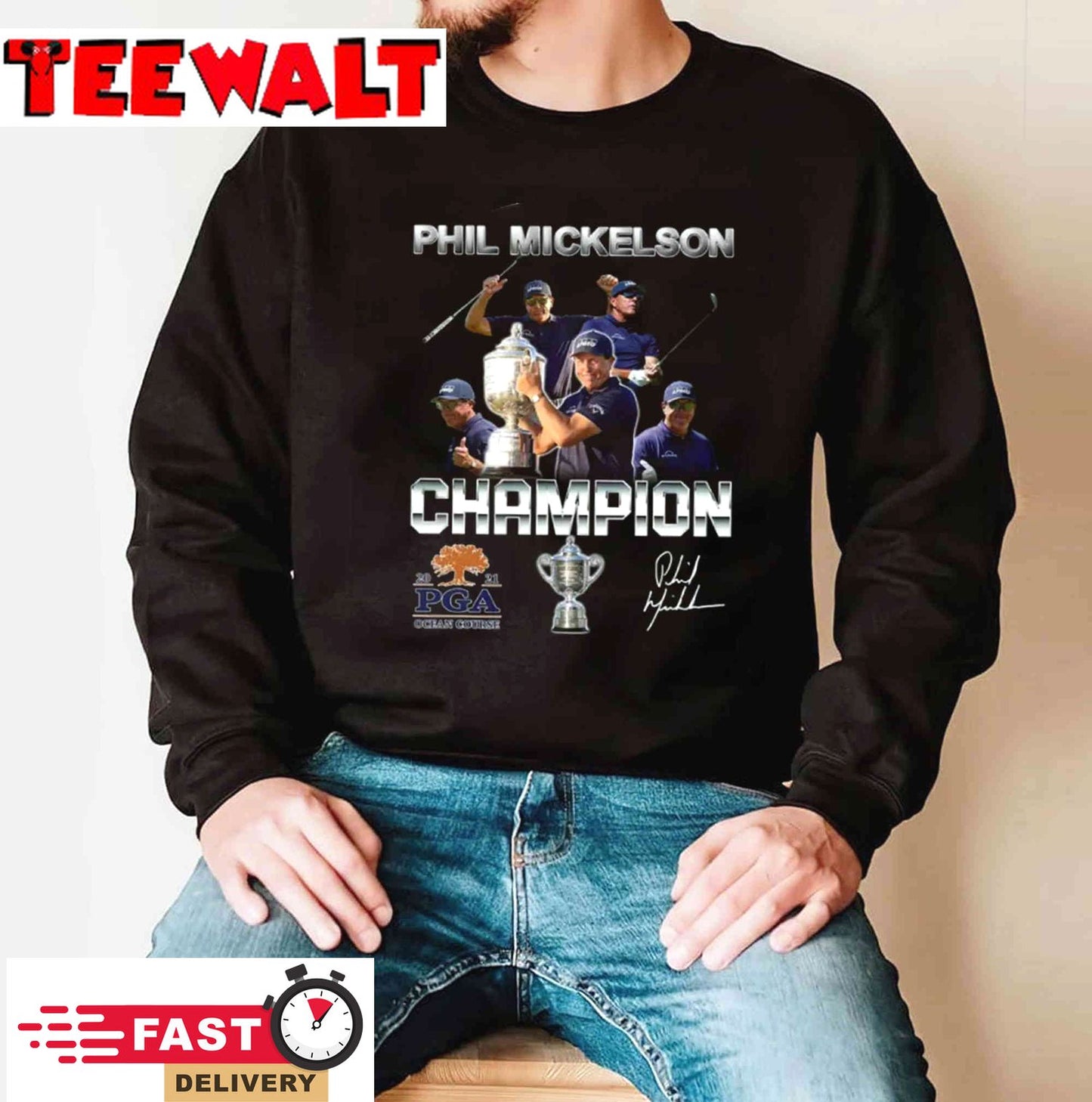 Tiger Woods Phil Mickelson Wins PA Championship Shirt