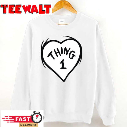 Thing 1 Heart Premium T-Shirt