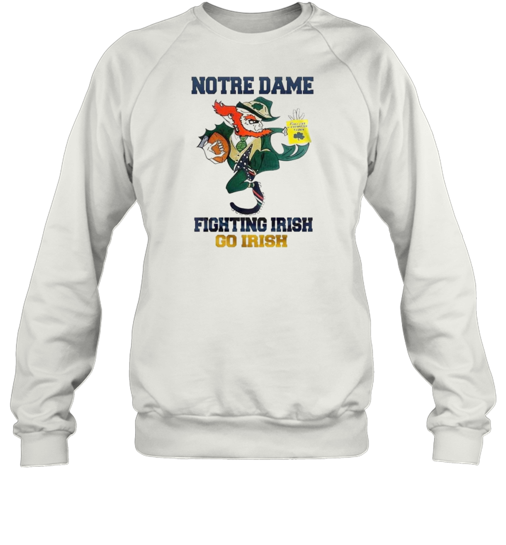 Notre Dame Fighting Irish Play Like Champions Today Go Irish Mascot T-Shirt