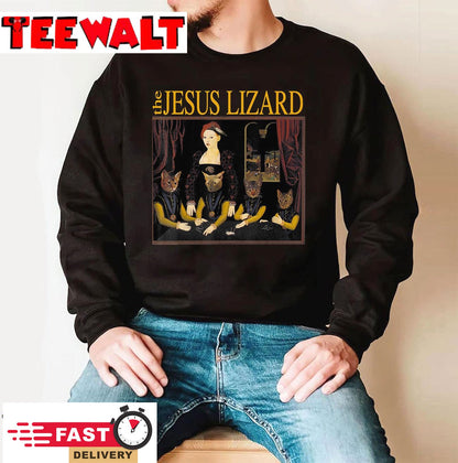 Vintage Jesus Cats Lizard shirt Retro Limited Edition T-Shirt