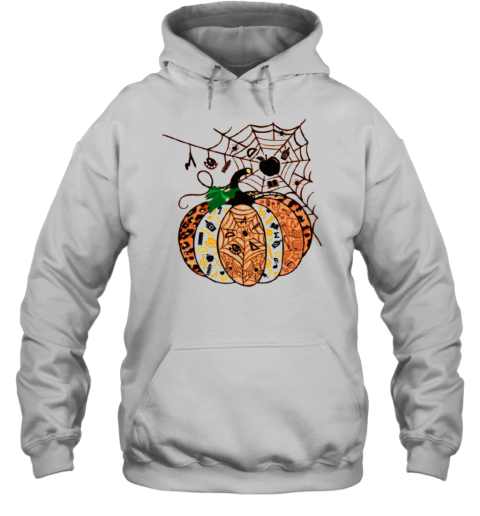 Halloween Pumpkins With Spider Webs T-Shirt