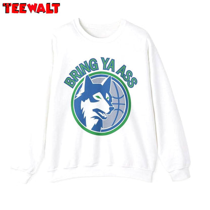 Limited Bring Ya Ass Shirt, Cool Design Minnesota Timberwolves Unisex T