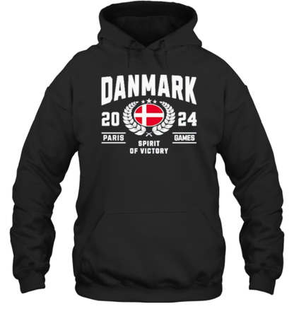 Denmark 2024 Sports Lover Parris Games Spirit Of Victory Olympics T-Shirt