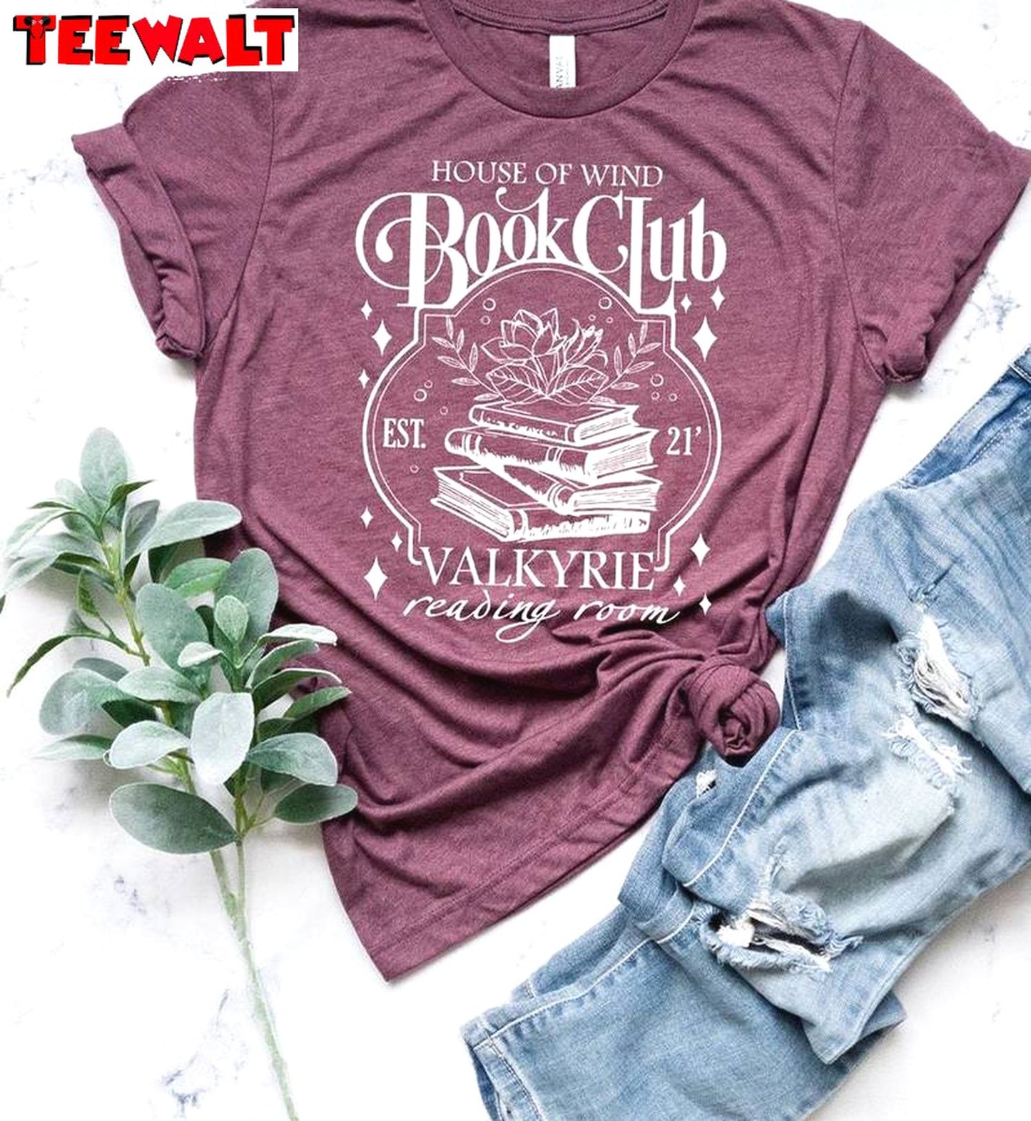 Valkyrie Reading Room T Shirt , House Of Wind Book Club Sweatshirt Sweater