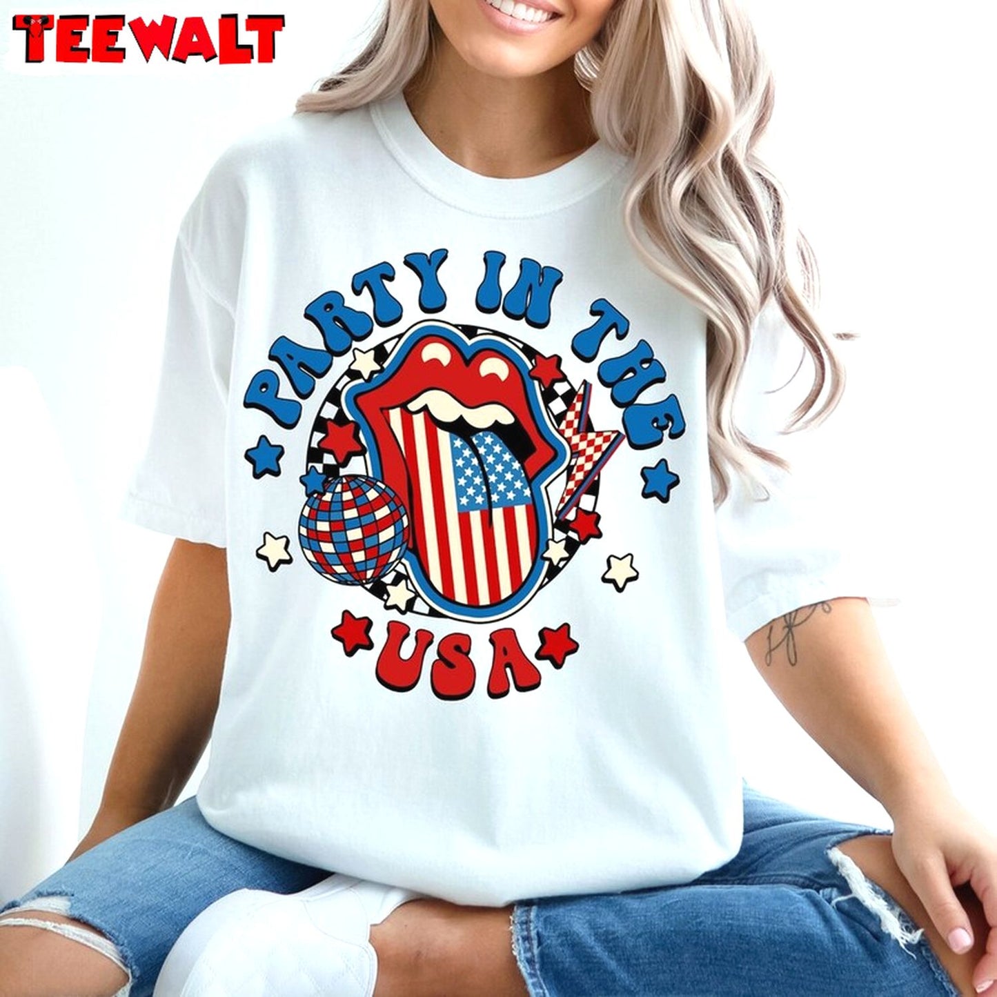 Awesome Fourth Of July Unisex Hoodie, Cool Design Party In The Usa