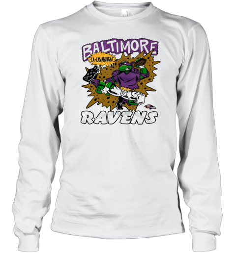 Baltimore Ravens Ninja Turtles Donatello T-Shirt